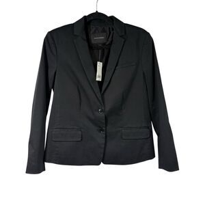 Banana Republic Black Two Button Closure Career Blazer Sz‎ 8